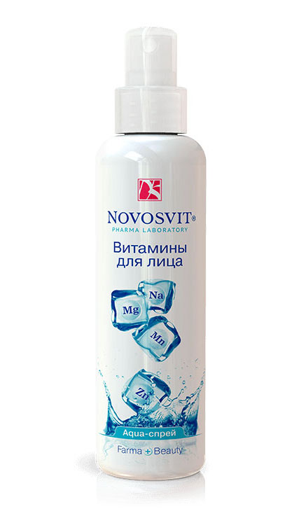 AQUA-спрей Витамины для лица 190 мл Novosvit